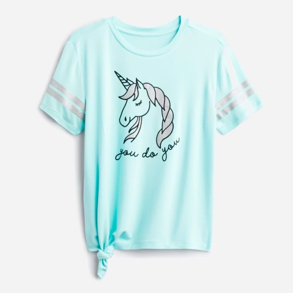 RUMI + RYDER SIDE TIE VARSITY TEE